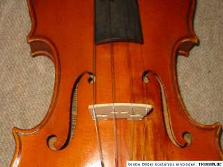 Interesting old birdseye maple Violin Stradivarius  