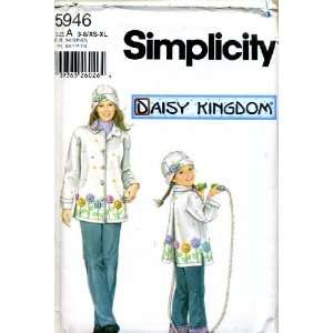  Simplicity Daisy Kingdom Fleece Coat and Hat Sewing 