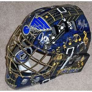   Team Signed GOALIE Mask w/COA   Autographed NHL Helmets and Masks