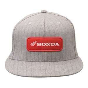   Honda Hulka Flex Fit Hat Small/Medium Heather Grey: Automotive