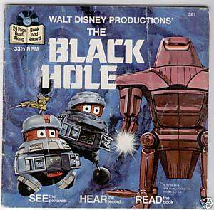 Disney The Black Hole Record And Book #381Read And Hear  