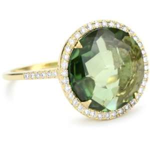   Kalan The Classics Round Green Envy Topaz Ring, Size 6 Jewelry