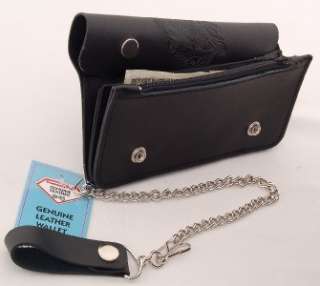   Wallet Live to Ride to Live 5 pockets Silver Snaps Zippered  