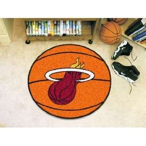  Miami Heat Basketball Mat 