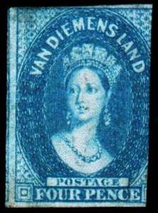 Australia Tasmania Stamp Scott 6 SG 17 Mint OG £3000  
