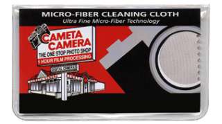Keep your camera and lenses smudge free with this handy microfiber 