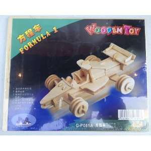  3 d Wooden Puzzle   Formula 1  DIY 