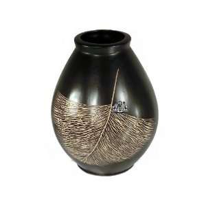  11 The Feather Handcrafted Ceramic Vase: Home & Kitchen