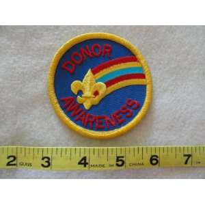  BSA Boy Scouts Donor Awareness Patch 