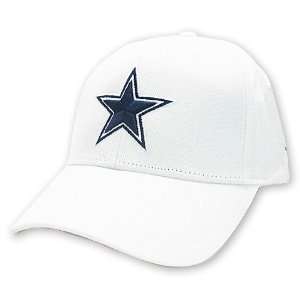  Dallas Cowboys White Brushed Hat