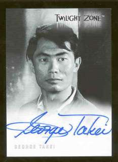 Twilight Zone A 51/53 George Takei Autograph/Auto Card!  