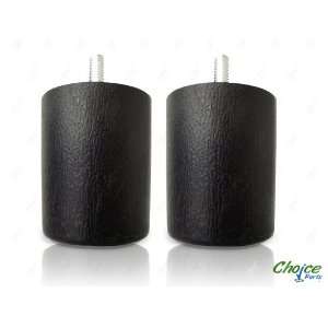 Choice Parts   2.5 Inch Black Plastic Sofa Legs (Pack of 2 Replacement 