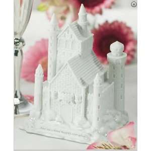   Wedding Cake Topper  Happily Ever After  Princess Castle White
