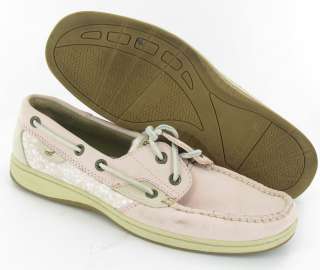 Sperry Topsider Bluefish Shoes Pink USED Womens 8.5 $70  