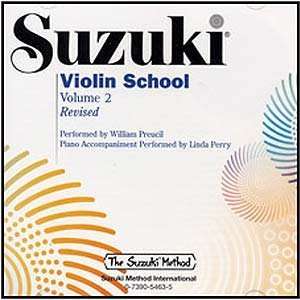  Suzuki Violin School Revised Edition CD by Preucil Volume 