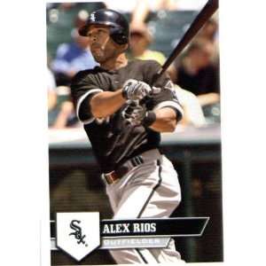 2011 Topps Major League Baseball Sticker #47 Alex Rios Chicago White 