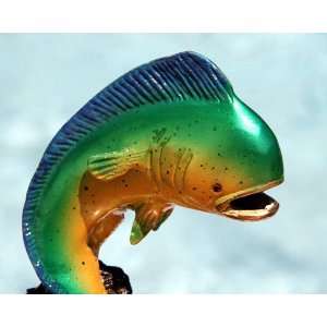    SPI Gallery Cast Brass Mahi Mahi Fish Sculpture: Kitchen & Dining