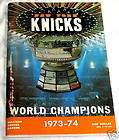 NEW YORK KNICKS 1973 74 OFFICIAL YEARBOOK   VERY GOOD