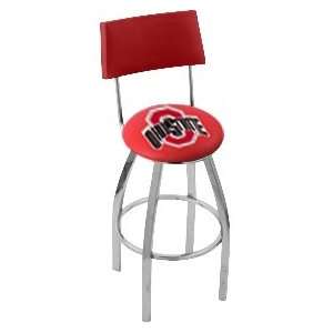  The Ohio State University Steel Logo Stool with Back and 