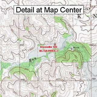   Map   Knoxville SW, Iowa (Folded/Waterproof): Sports & Outdoors