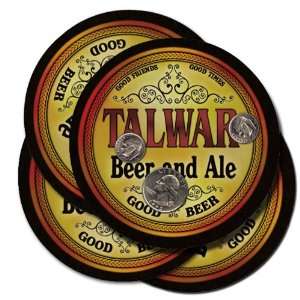  TALWAR Family Name Beer & Ale Coasters: Everything Else