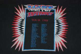 VINTAGE IGGY POP INSTINCT TOUR T  SHIRT 1988 XL  