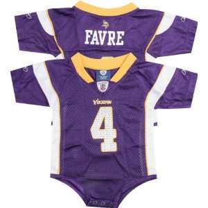 Brett Favre Purple Reebok NFL Replica Minnesota Vikings Infant Jersey 