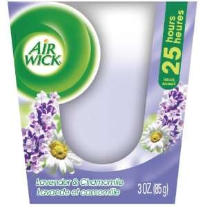Air Wick Candles Frosted, Lavender and Chamomile, 3 Ounce