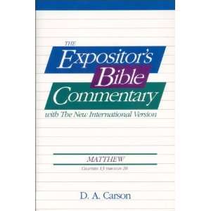   28), The Expositors Bible Commentary [Paperback] D. A. Carson Books