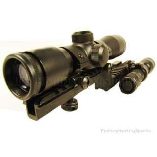 4x30 Scope Z Mount with strobe flashlight laser sight  
