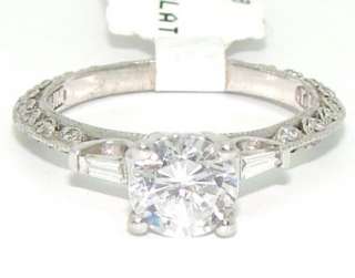 Platinum Tacori Diamond Eternity Engagement Ring HT2284  