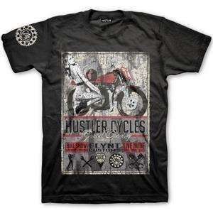  ONeal Racing Hustler Cycles T Shirt   X Large/Black Automotive
