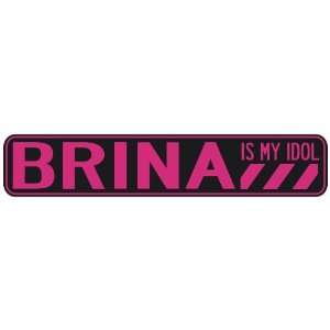   BRINA IS MY IDOL  STREET SIGN