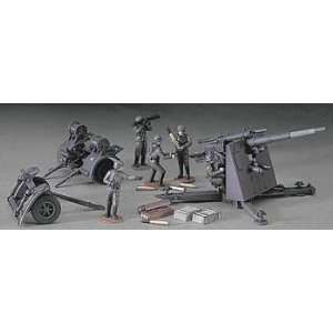  Hasegawa 1/72 88mm Gun Flak 18 Kit Toys & Games
