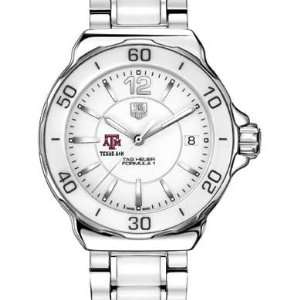 Texas A&M Womens TAG Heuer Formula 1 Ceramic Diamond Watch:  