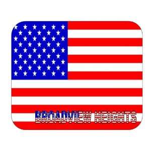  US Flag   Broadview Heights, Ohio (OH) Mouse Pad 