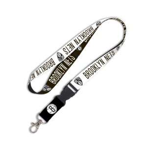 Brooklyn Nets 2 Tone Detachable Lanyard 