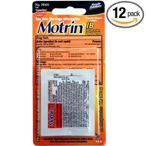  Handy Solutions Motrin, Four Caplet Packages (Pack of 12 