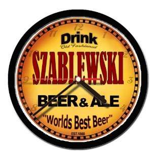  SZABLEWSKI beer and ale cerveza wall clock: Everything 