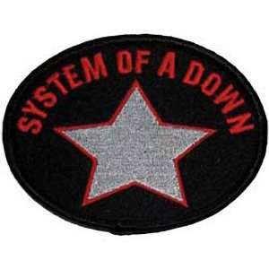  SYSTEM OF A DOWN HOLLYWOOD STAR EMBROIDERED PATCH