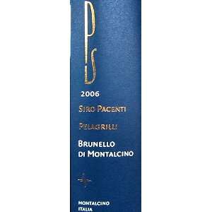  2006 Siro Pacenti Brunello Di Montalcino Pelagrilli 750ml 