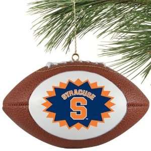 Syracuse Orange Mini Replica Football Ornament:  Sports 
