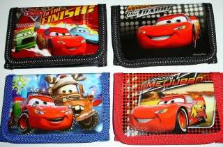 NEW BOY Disney Cars McQueen Tri fold Wallet for KIDS  