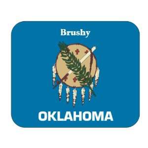  US State Flag   Brushy, Oklahoma (OK) Mouse Pad 