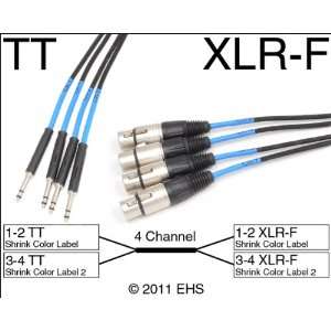  Mogami 2931 4 channel TT to XLRF snake Electronics