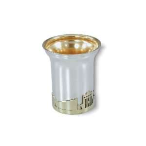   Silver Kiddush Cup with Jerusalem and Synagogues: Home & Kitchen