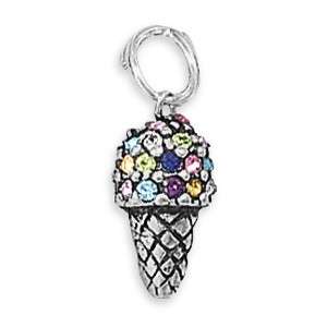 925 Sterling Silver Sweets & Candy Themed Charms  