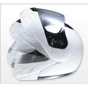 HJC Symax II Motorcycle Helmet   White: Automotive