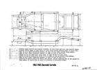 65 Chevrolet Corvette NOS Frame Dimensions Alignment