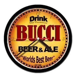  BUCCI beer and ale cerveza wall clock: Everything Else